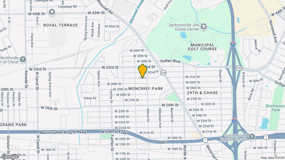 1558 W 31st St Map and Location Details