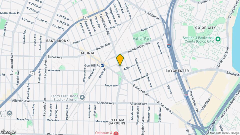 3017 Eastchester Rd Map and Location Details