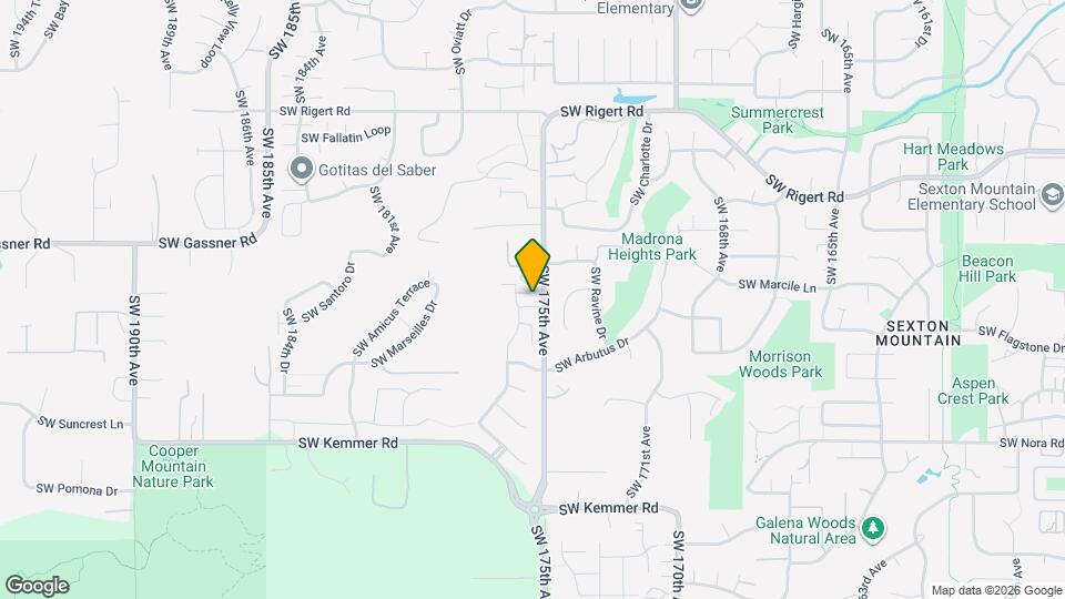 17537 SW Pronghorn Ln Map and Location Details