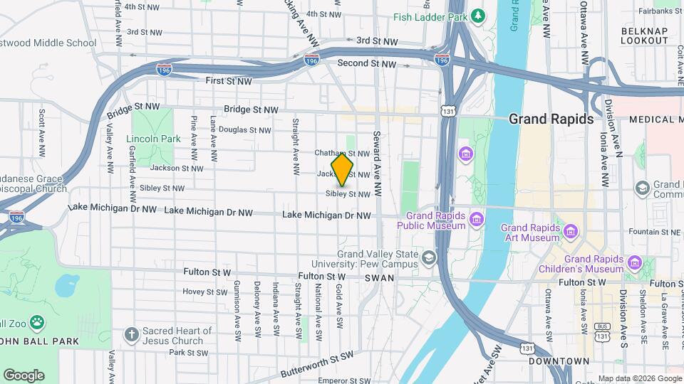 200 Gold Ave NW Map and Location Details