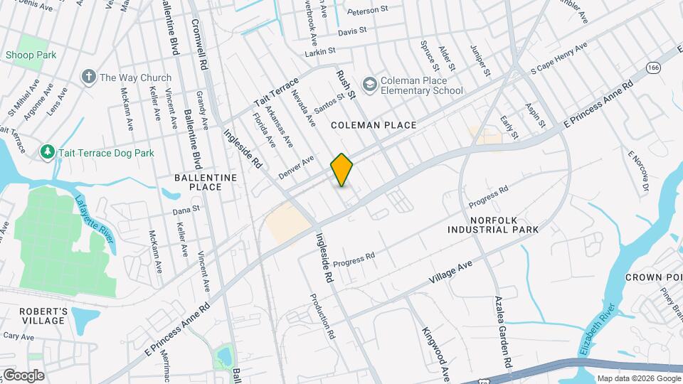 1524 Wyoming Ave Map and Location Details