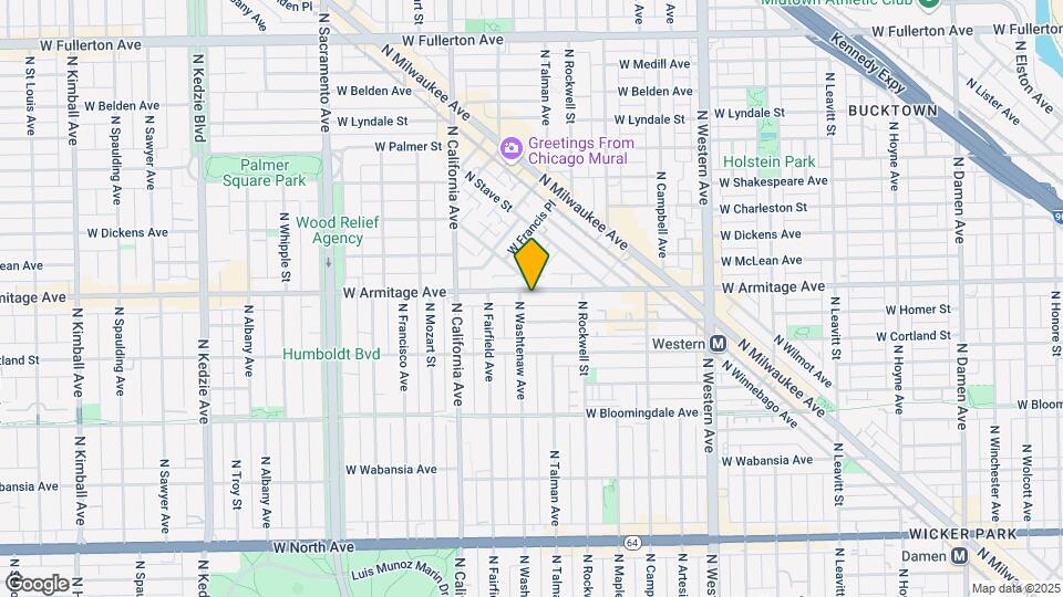 2651 W Armitage Ave Mapa y Detalles de la Ubicación