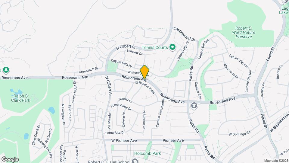 2155 El Rancho Vista Map and Location Details