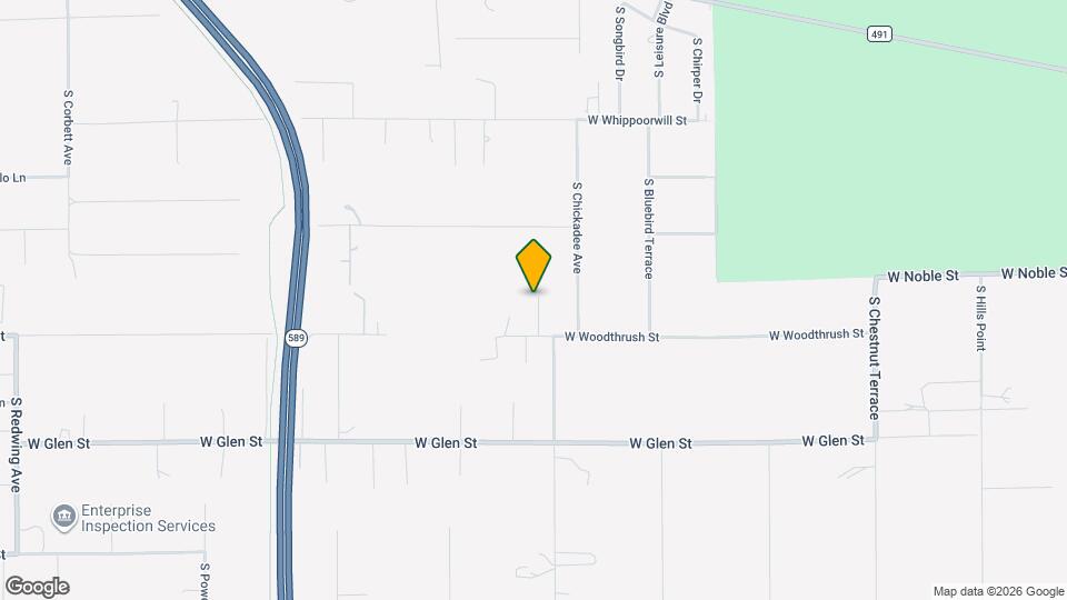 5040 S Barker Point Map and Location Details