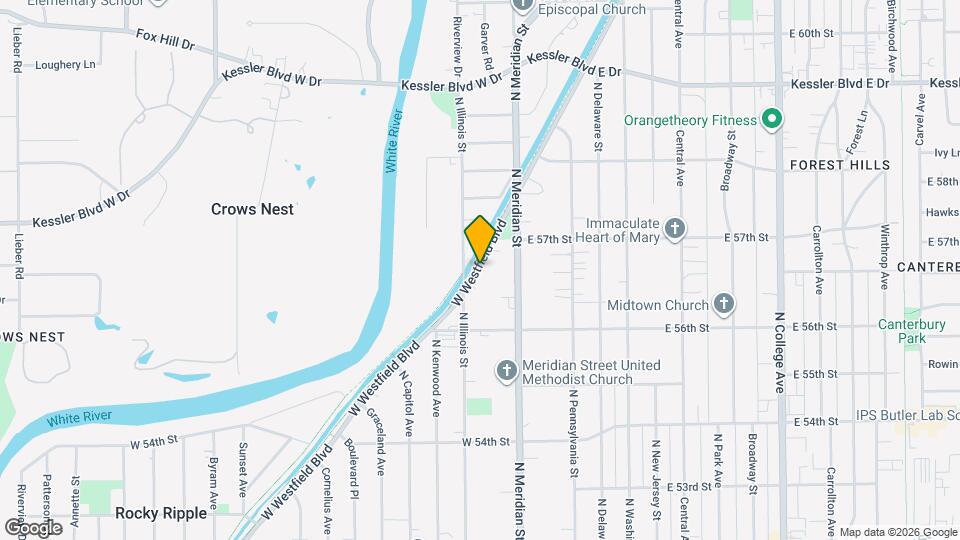 73 W Westfield Blvd Map and Location Details