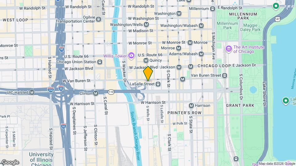 331 S Wells St Map and Location Details
