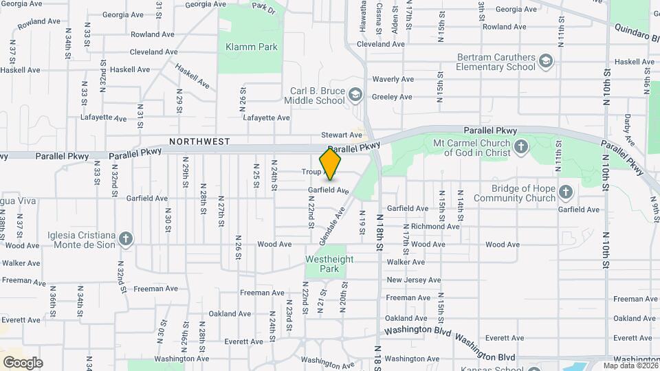 1962 Garfield Ave Mapa y Detalles de la Ubicación