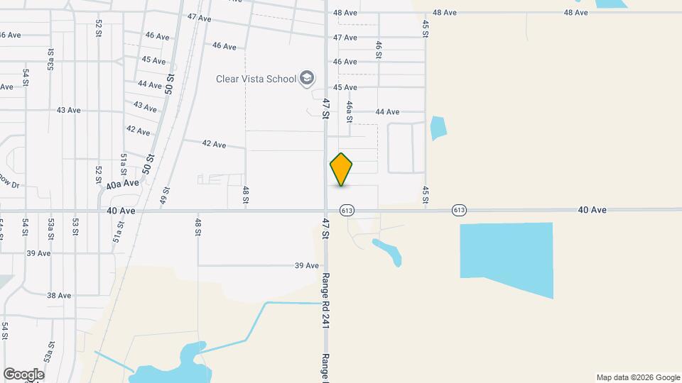 4617 41 Av Map and Location Details