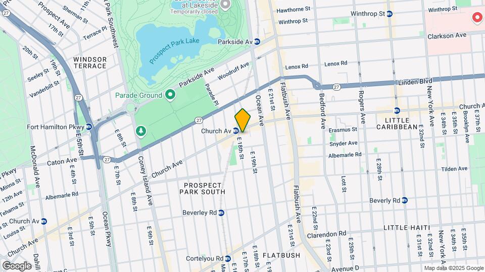 83 E 18th St Map and Location Details