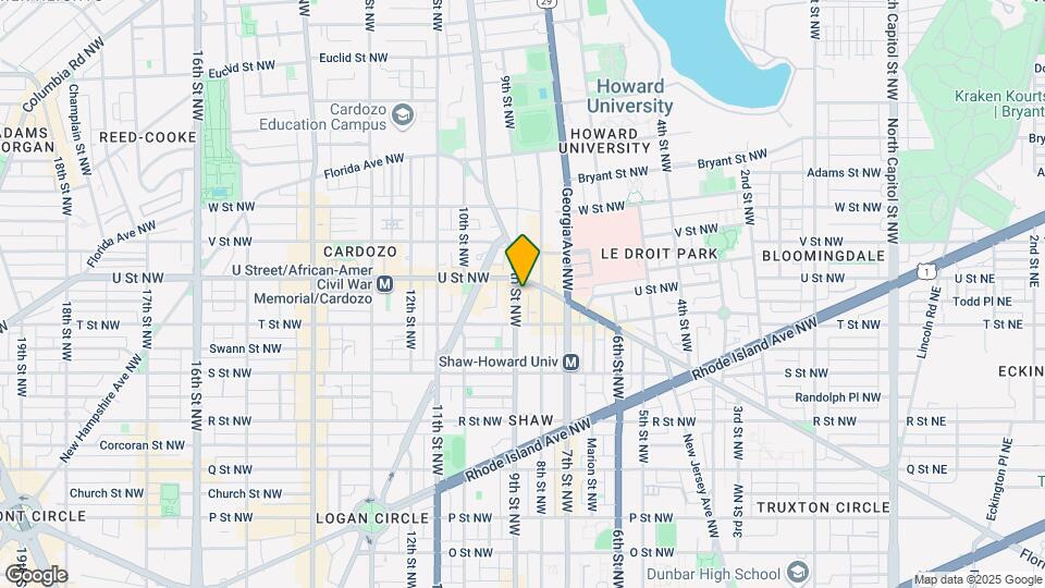 1923 9th St NW-Unit -4 Map and Location Details