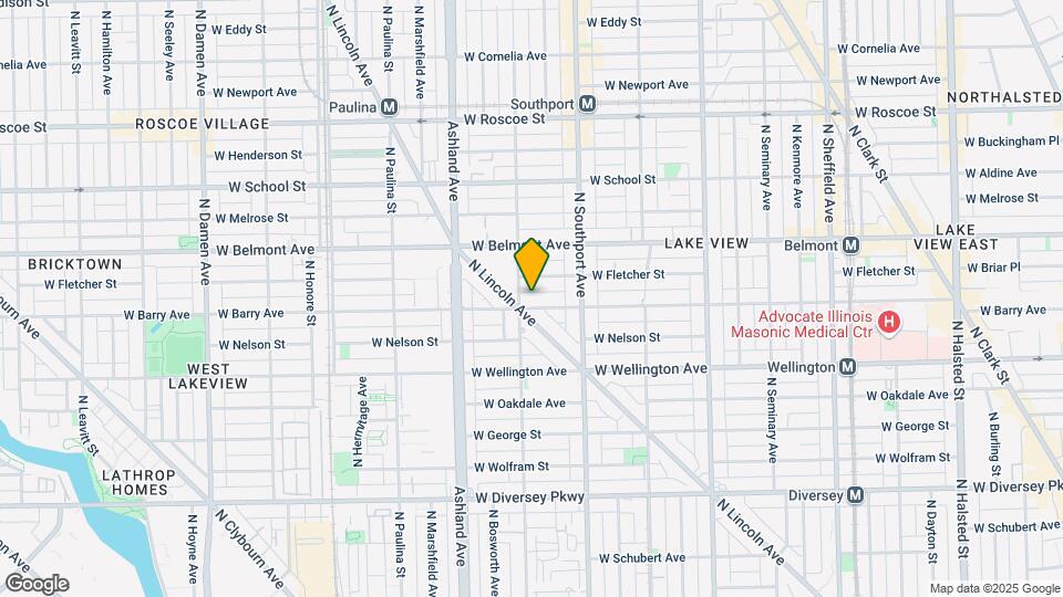 1450 W Barry Ave-Unit -# Ch Map and Location Details
