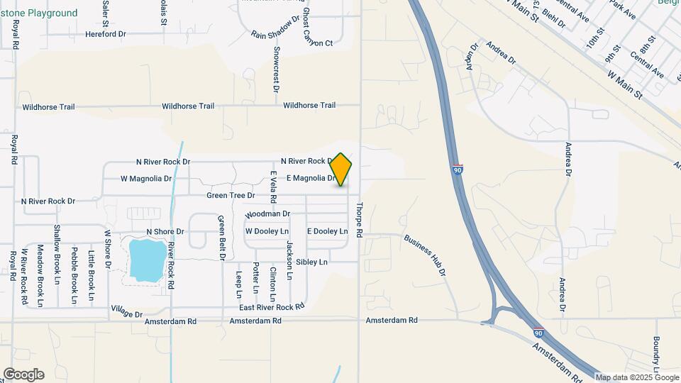 705 Green Tree Dr Map and Location Details