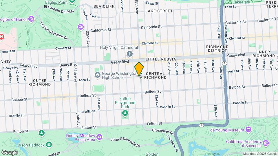 3411 Anza St Mapa y Detalles de la Ubicación