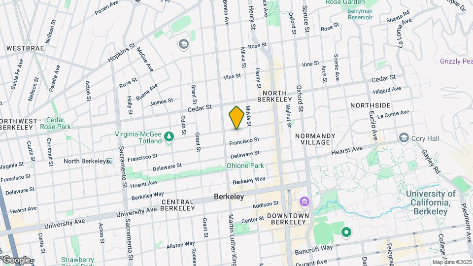 1922 Virginia St Map and Location Details