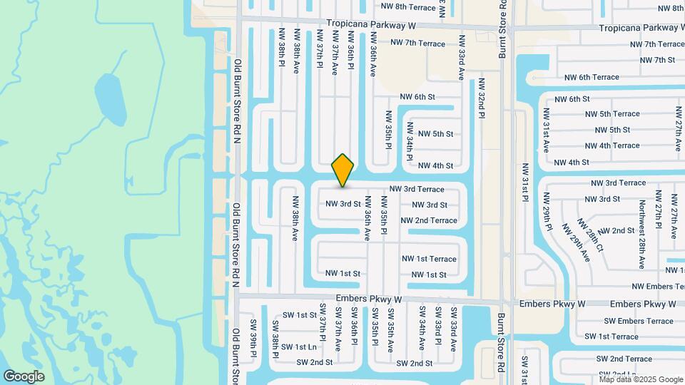 3620 NW 3rd Terrace Map and Location Details