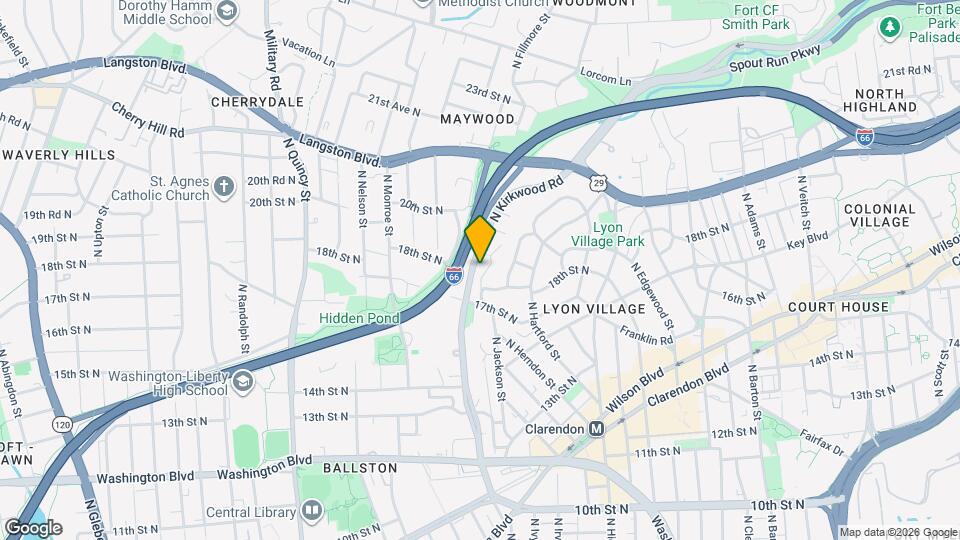 1812 N Jackson St Map and Location Details