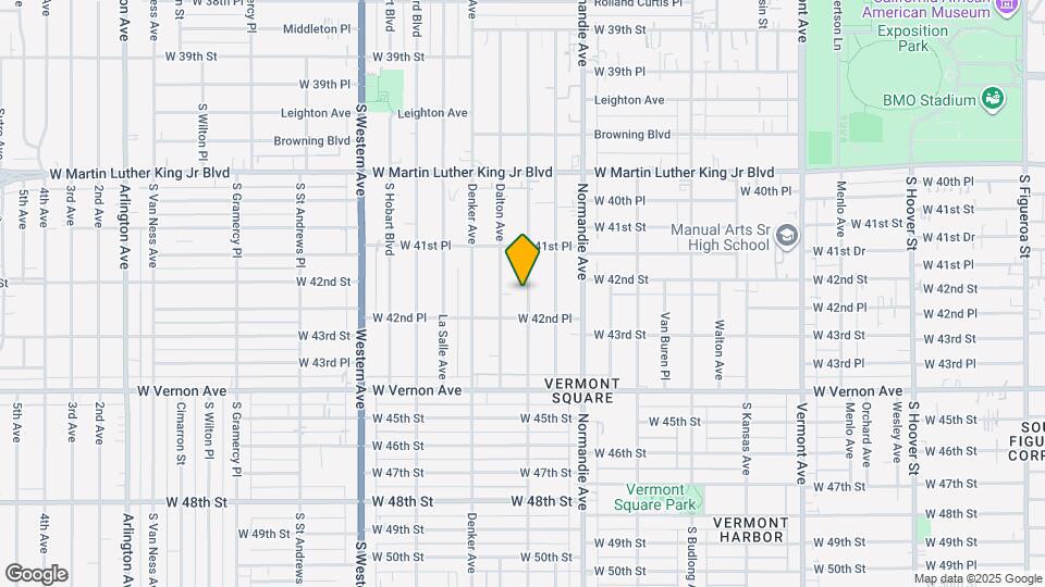 4211 Halldale Ave Map and Location Details