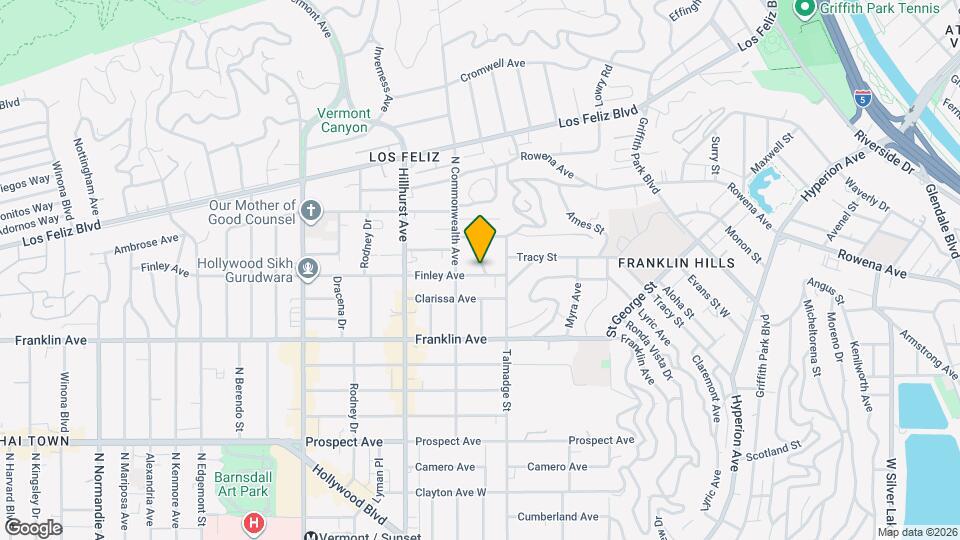 4327 Finley Ave Mapa y Detalles de la Ubicación