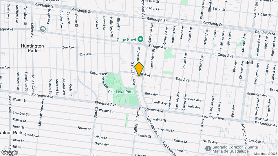 6815 California Ave Map and Location Details