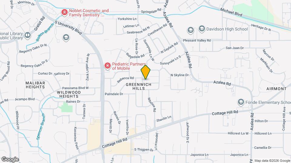 4066 S Wesley Ln Map and Location Details