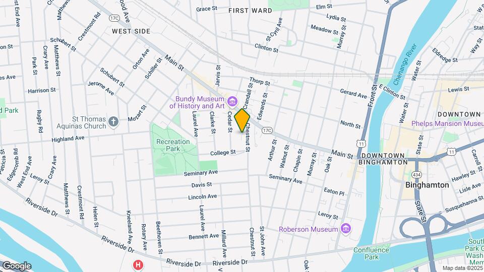 101 Chestnut St Map and Location Details