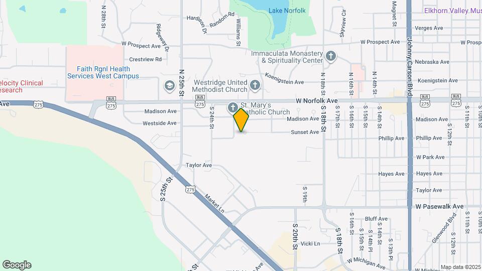 2219 Sunset Ave Map and Location Details