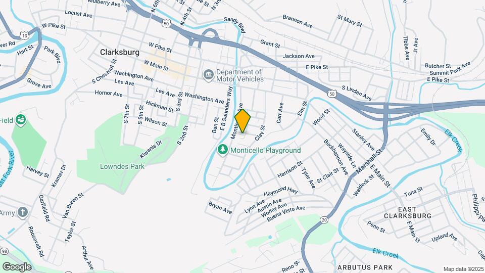 102 Denham St Map and Location Details