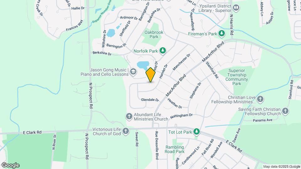 1730 Sheffield Dr Map and Location Details