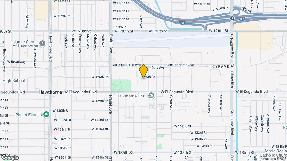 12612 Doty Ave Map and Location Details