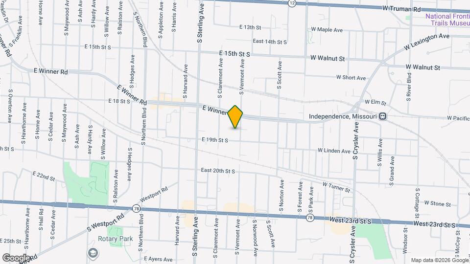 1818 S Vermont Ave Map and Location Details