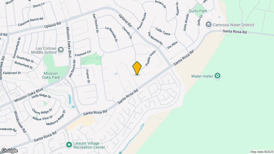 1538 San Rafael Way Map and Location Details