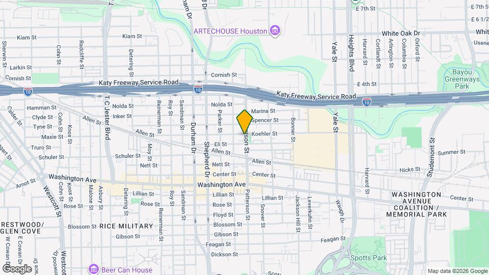 1413 Patterson St Map and Location Details