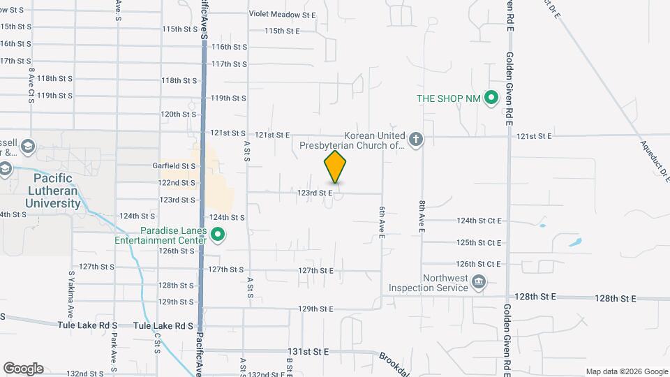 12222 4th Avenue Ct E Mapa y Detalles de la Ubicación