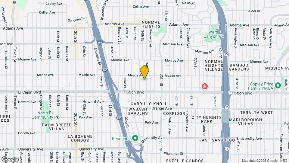 4360 34th St Map and Location Details