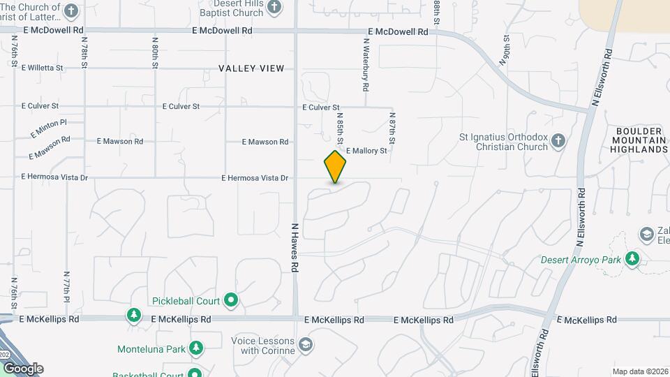 8510 E Leland St Map and Location Details