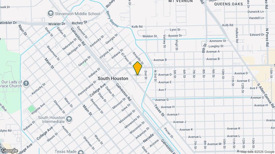 102 Avenue D Map and Location Details