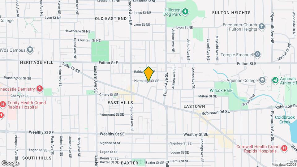 1104 Hermitage St SE Map and Location Details