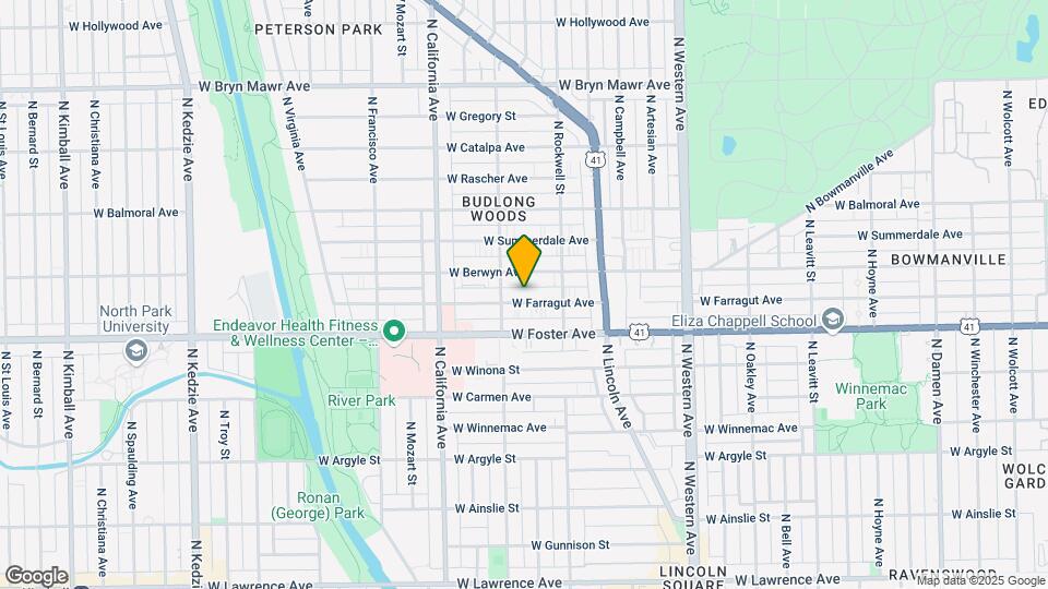 2636 W Farragut Ave Mapa y Detalles de la Ubicación