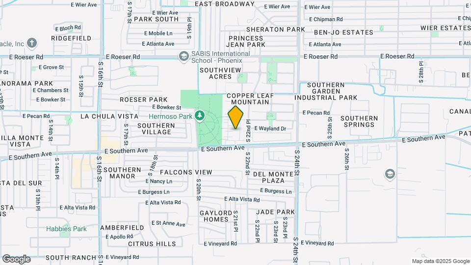 5724 S 21st Terrace Map and Location Details