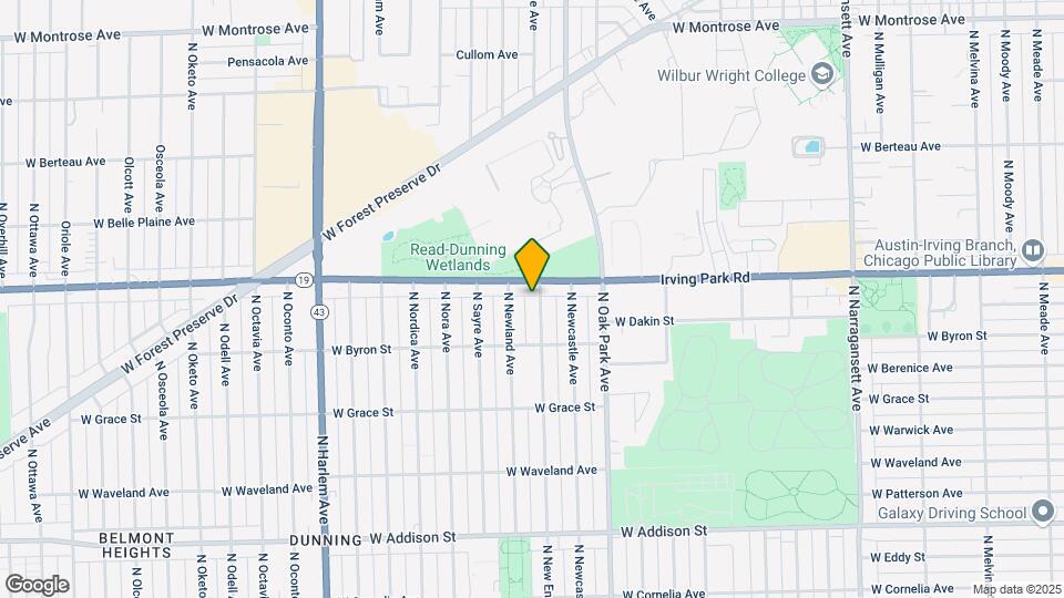 3944 N New England Ave, Unit 1 Map and Location Details