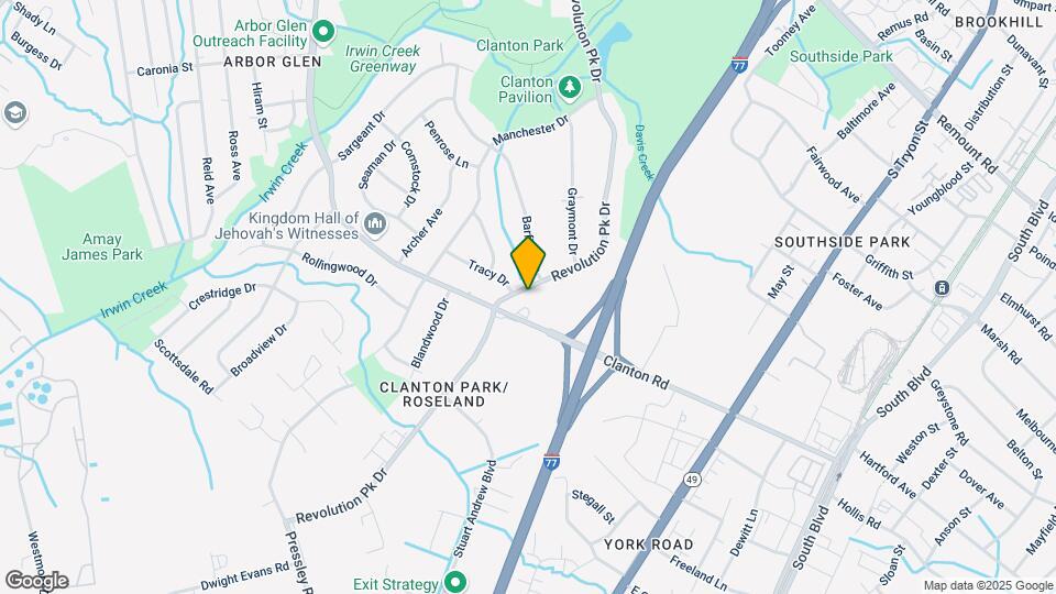 3615 Barringer Dr Map and Location Details