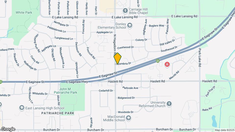 Cambria Heights Apartments and Townhomes Map and Location Details