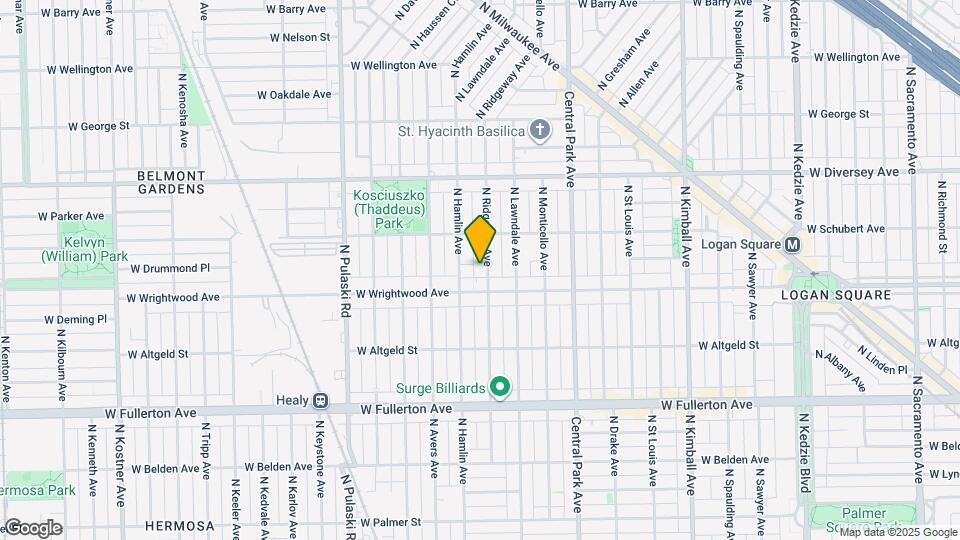 2620 N Ridgeway Ave Map and Location Details