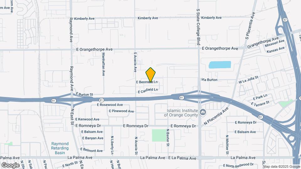 1550 E Benmore Ln Map and Location Details