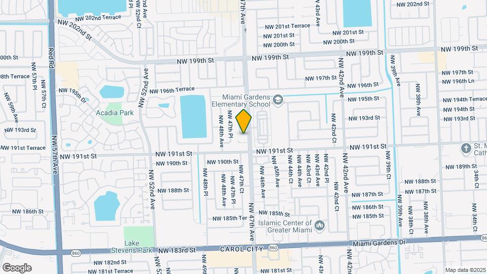4722 NW 192nd Terrace Map and Location Details