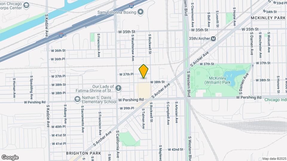 2624 W 38th St Map and Location Details