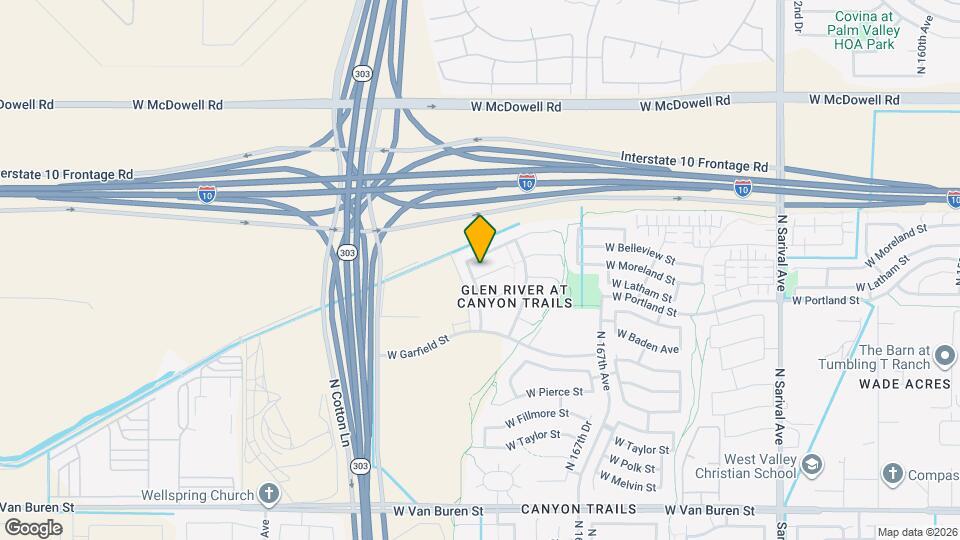 16886 W Portland St Map and Location Details