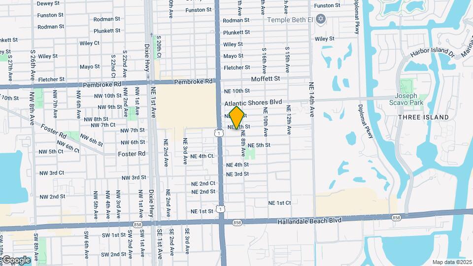 715 NE 6th St Mapa y Detalles de la Ubicación