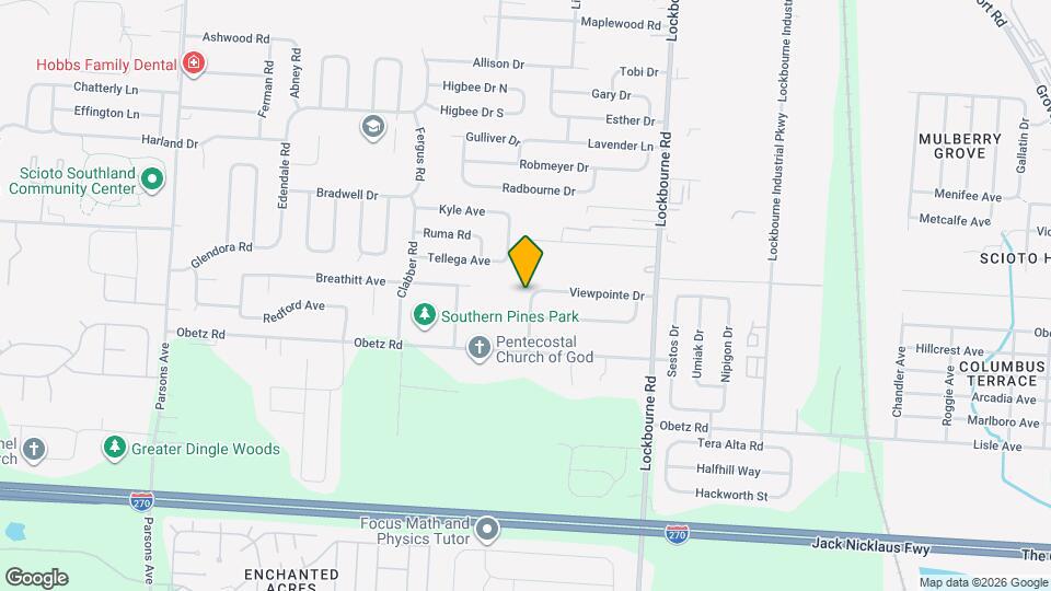 4151 Crosspointe Dr Map and Location Details