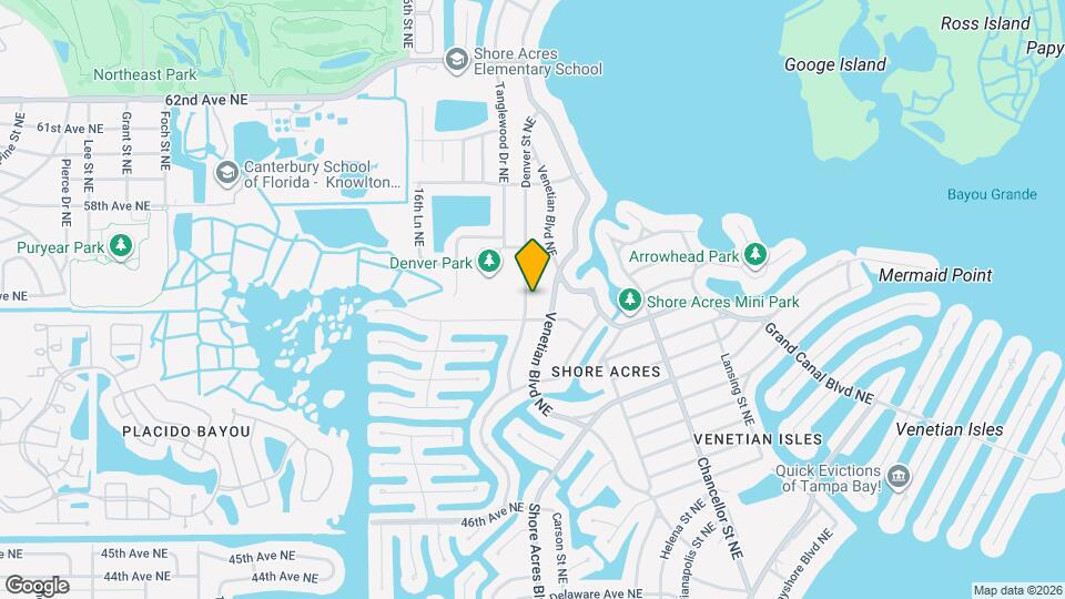 5327 Denver St NE Map and Location Details